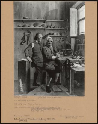 John Cuff With An Assistant