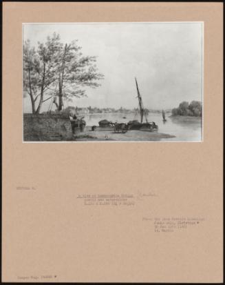 A View of Hammersmith Bridge, London