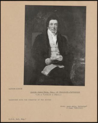 Joseph James Haig, Esq., Of Blairhill, Perthshire