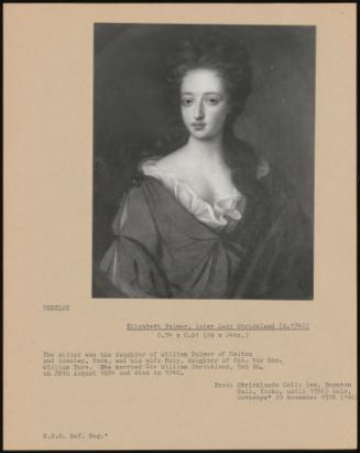Elizabeth Palmer, Later Lady Strickland (d.1740)