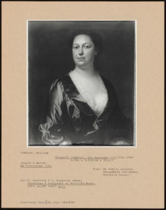 Margaret (Bamber, Mrs Gascoyne () (1705-1740)