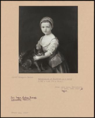 Marchioness Of Hertford As A Child