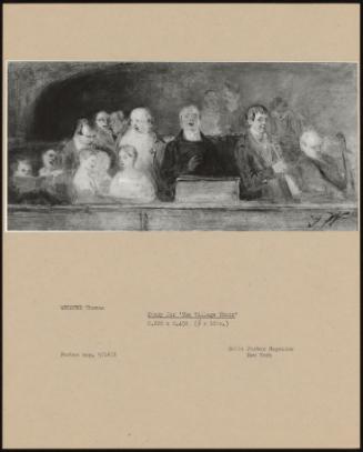 Study For 'the Village Choir'