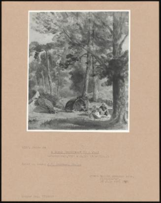 A Romani Encampment In A Wood