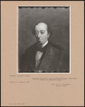 Benjamin Disraeli, Earl Of Beaconsfield (1804-1881)