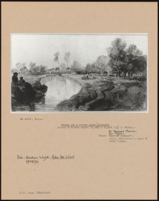 Scene On A River Near Lincoln