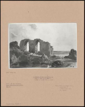 A Ruined Abbey Near Lincoln