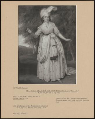 Mrs. Stephen (Elizabeth) Kemble (1763 -1841) as Imoinda in "Oroonoko"