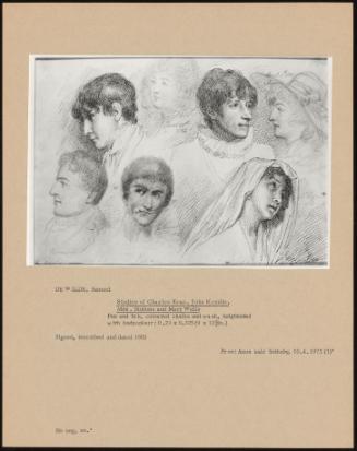 Studies at Charles Kean, John Kemble, Mrs. Siddons and Mary Wells