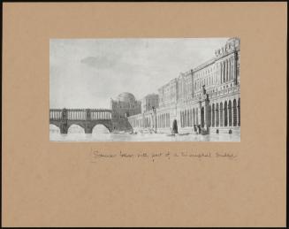 Somerset House with Part of the Triumphal Bridge