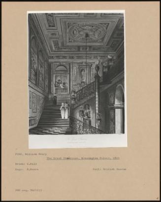 The Great Staircase, Kensington Palace, 1819