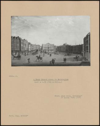 A Busy Street Scene In Nottingham