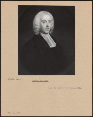 Unknown Clergyman