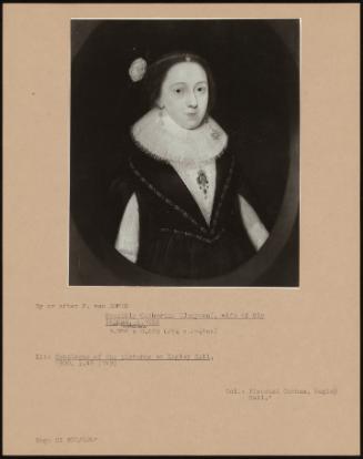 Possibly Catherine (Compton), Wife Of Sir Thomas Lyttelton, D. 1666