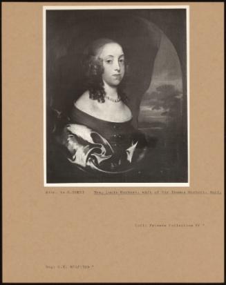 Mrs Lucie Herbert, Wife Of Sir Thomas Herbert, Bart