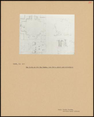 Two Tombs On The Via Appia, Near Rome, Plans And Elevations