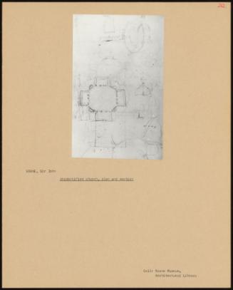 Unidentified Church, Plan And Section