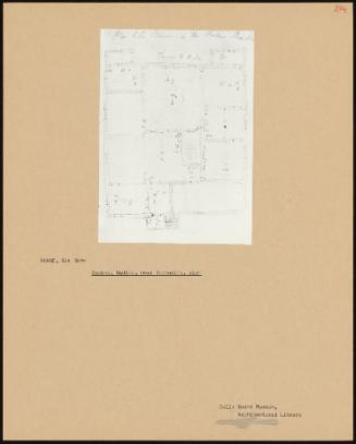 Casino, Badino, Near Terracina, Plan