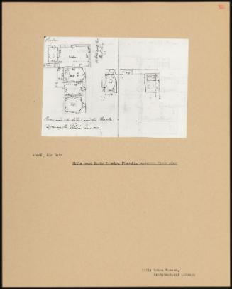 Villa Near Doric Temple, Pompeii, Basement Floor Plan