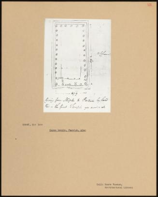 Cerec Temple, Paestum, Plan