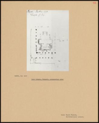 Isis Temple, Pompeii, Preparatory Plan