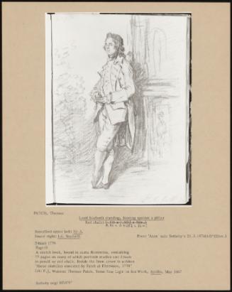 Lord Seaforth Standing, Leaning Against A Pillar
