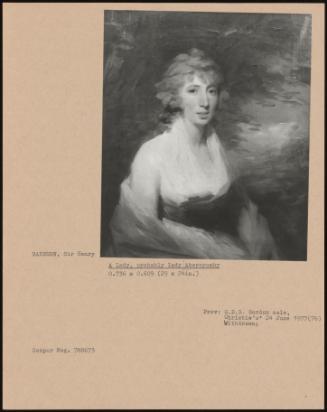 A Lady, Probably Lady Abercromby