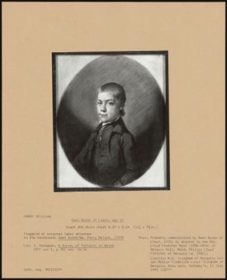 Owen Wynne Of Llwyn, Age 13