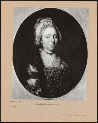 Jane Hogarth in Old Age