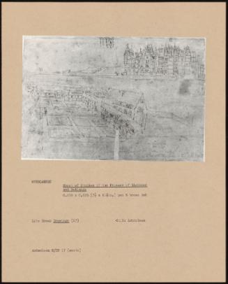 Sheet Of Studies Of The Palaces Of Richmond And Oatlands