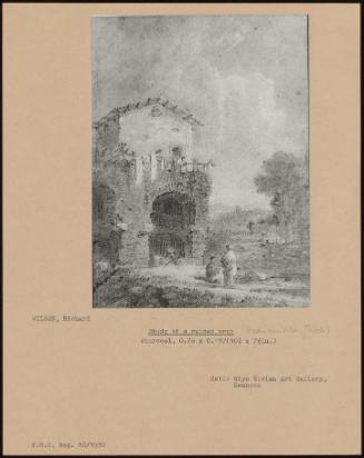 Study Of A Ruined Arch (Hadrian's Villa, Tivoli)