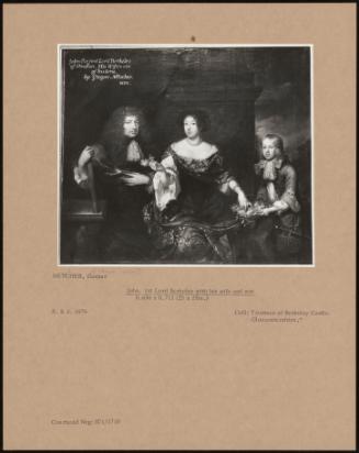 John, 1st Lord Berkeley With His Wife And Son