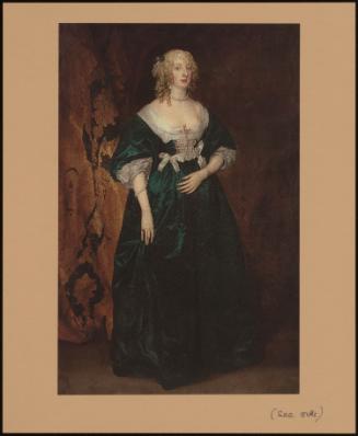 PORTRAIT OF ANNE SOPHIA, COUNTESS OF CARNARVON (D. 1695) IN A GREEN DRESS WITH WHITE SILK BOWS AND PEARLS