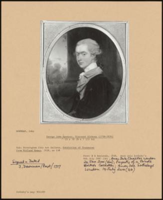 George John Spencer, Viscount Althorp (1758-1834)