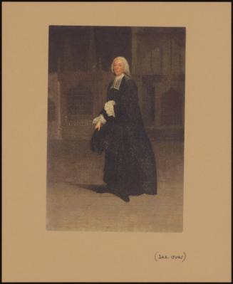 PORTRAIT OF SIR JAMES BURROW (1701-1782) AS MASTER OF THE CROWN OFFICE