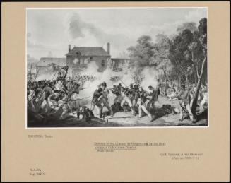 Defense Of The Chateau De Hougoumont By The Flank Company Coldstream Guards