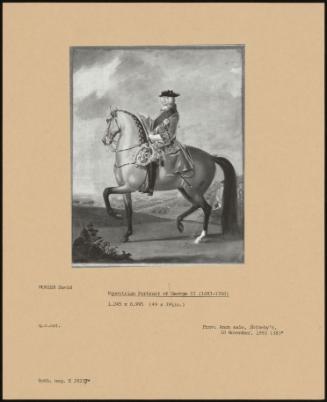 Equestrian Portrait Of George II (1683-1760)