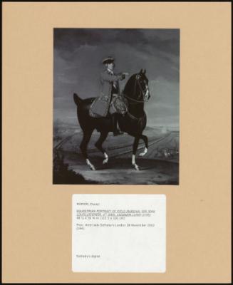 Equestrian Portrait Of Field Marshal Sir Jean Louis Ligonier, 1st Earl Ligonier (1705-1770)