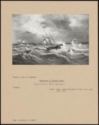 Shipping In Stormy Seas.