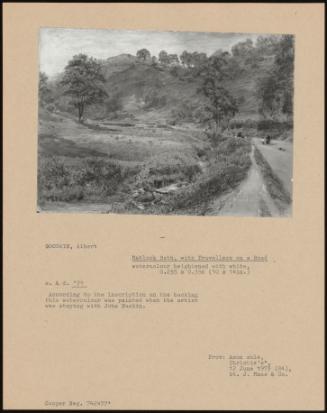 Matlock Bath, With Travellers On A Road