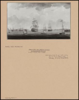 Men-Of-War And Smaller Vessels In Portsmouth Harbour