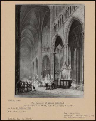 The Interior Of Amiens Cathedral