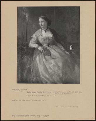Lady Anna Maria Melville (1826-74), 1st Wife Of Sir Wm. Stirling Maxwell.