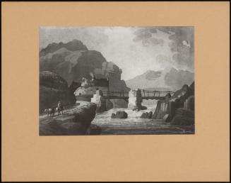 Fig. VI A Bridge At Beddgelert 1832