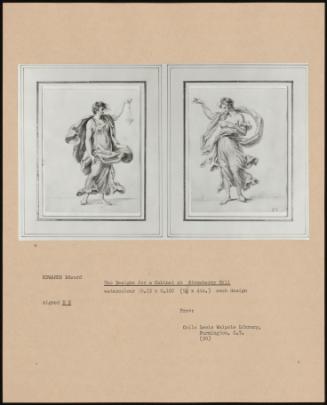 Two Designs For A Cabinet At Strawberry Hill