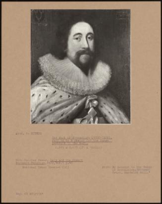 2nd Earl Of Devonshire (1590-1628), Said To Be A Sketch For The Large Portrait In The Hall.