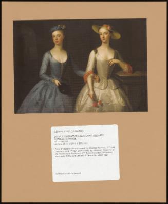 Double Portrait Of Lady Sophia And Lady Charlotte Fermor