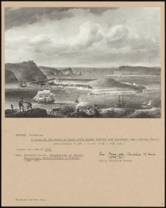 A View Of The Cove Of Cork With Speke Island And Carlisle And Lemelia Forts