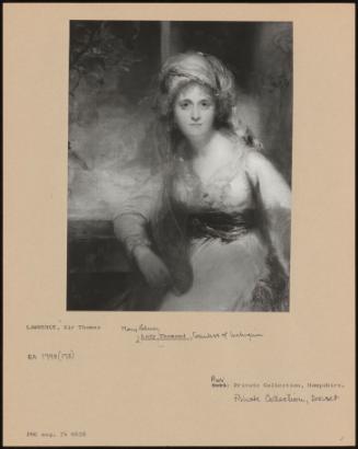 Mary Palmer, Lady Thomond, Countess Of Inchiquin