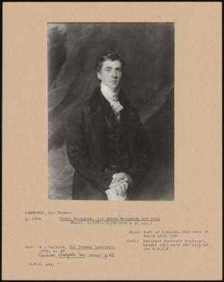 Henry Brougham, 1st Baron Brougham And Vaux